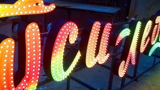 Светодиодная Реклама Открытыми Диодами Изготовление