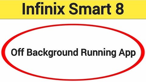 How to turn off background running app Infinix Smart 8, auto launch app Kaise off Karen