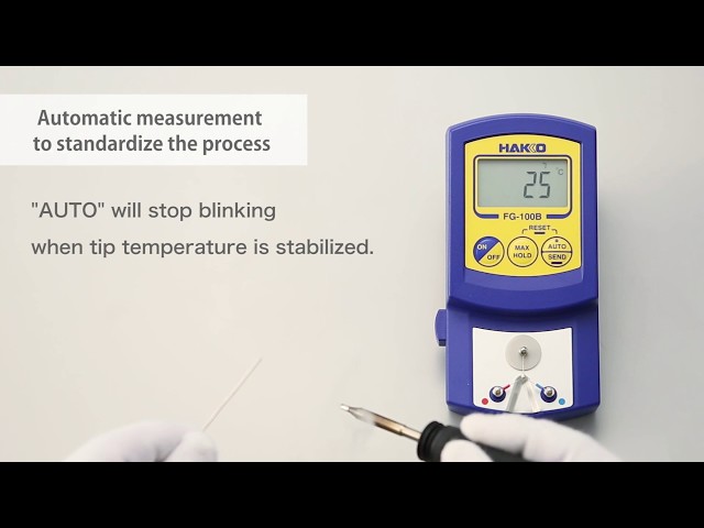 HAKKO FG-100B; automatic measurement to standardize the process