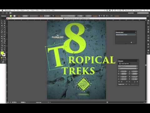 Adobe Illustrator CC Touch Type tool