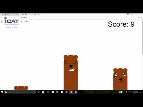 HTML web game inspired from Mole Hack