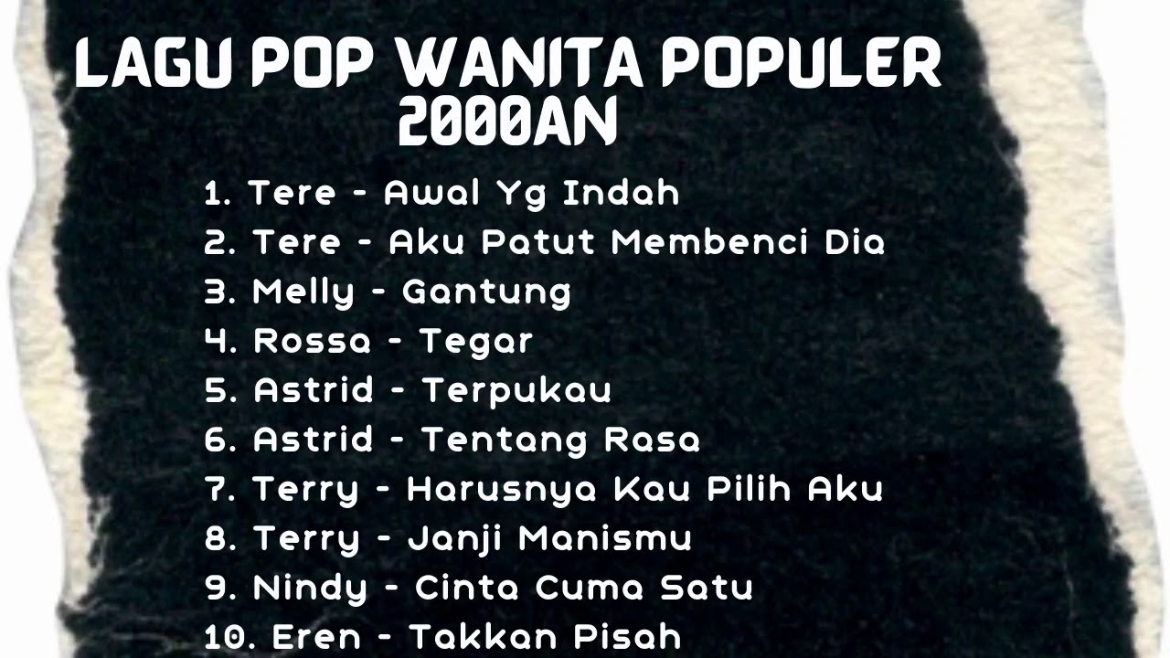 Lagu Pop Wanita 2000an - YouTube