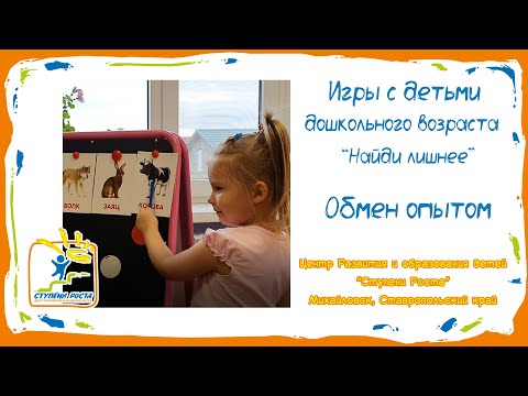 "Найди лишнее". Игры с детьми дошкольного возраста