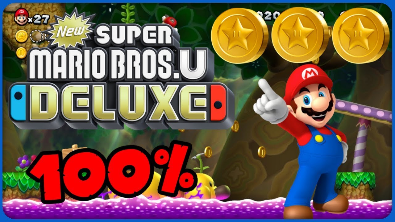 5 7 Wiggler Stampede New Super Mario Bros U Deluxe 100 All Star Coins Youtube
