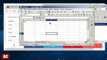 OpenOffice Calc - Convert Existing Input from Text to Number (Windows)