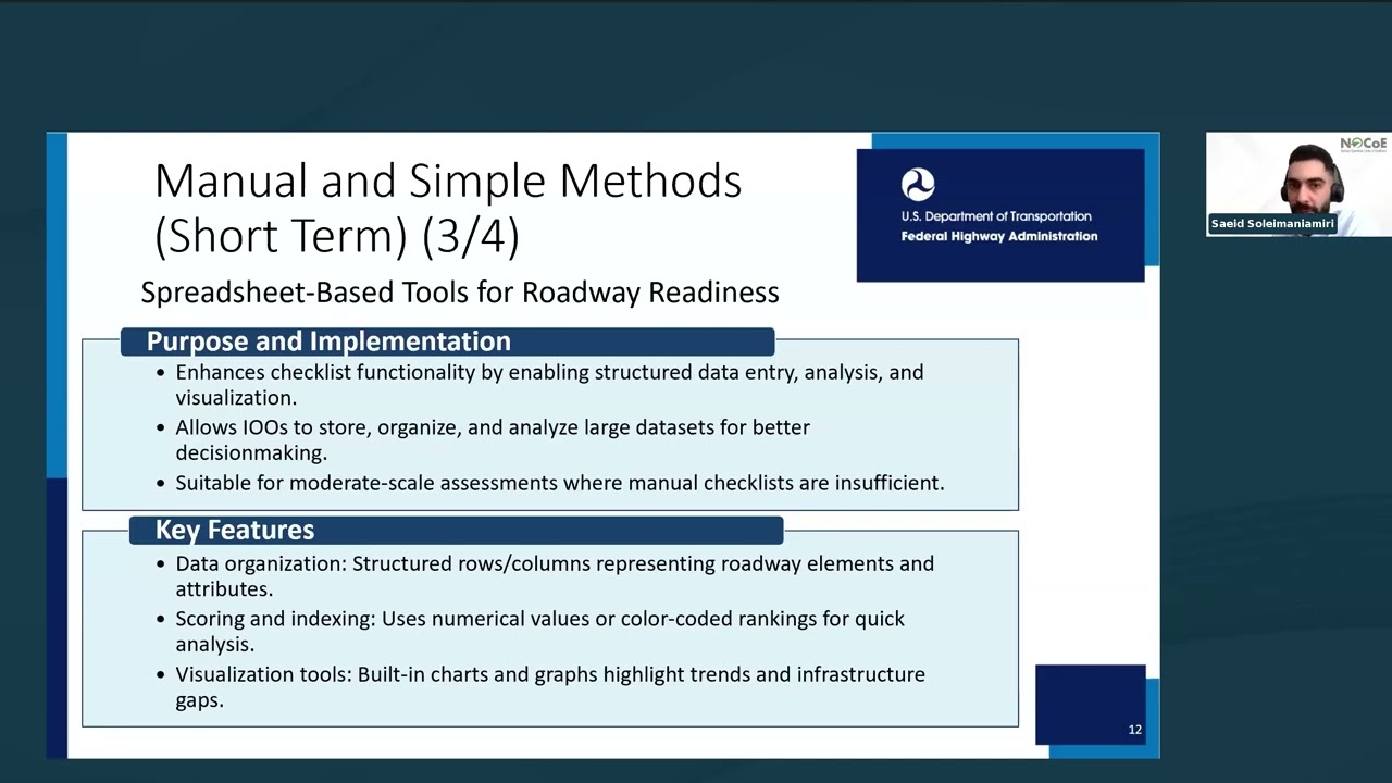 Road Features for Automated Driving Systems Assessment Methods & Tools - Saeid Soleimaniamiri
