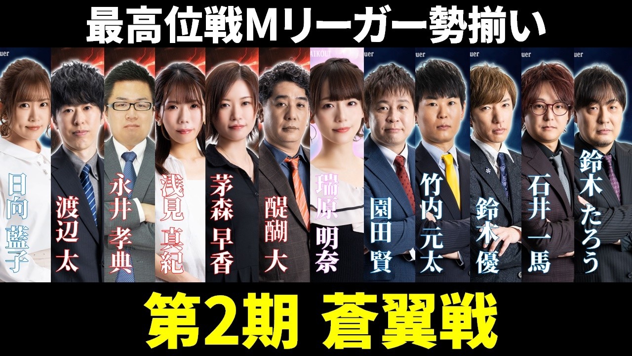 【第2期蒼翼戦】現最高位VS現女流最高位がタイトル戦決勝で激突！【最高位戦日本プロ麻雀協会 タイトル戦 Mリーガー 速報】