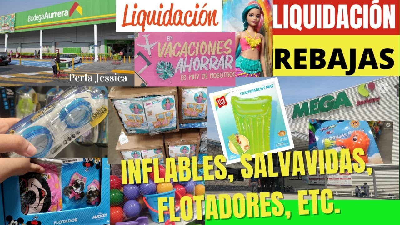 LIQUIDACIÓN DE SORIANA Y BODEGA AURRERA EN ARTICULOS DE PLAYA /INFLABLES/DISFRACES  DE PRIMAVERA/ - YouTube