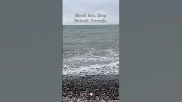Black Sea. May. Batumi, Georgia.