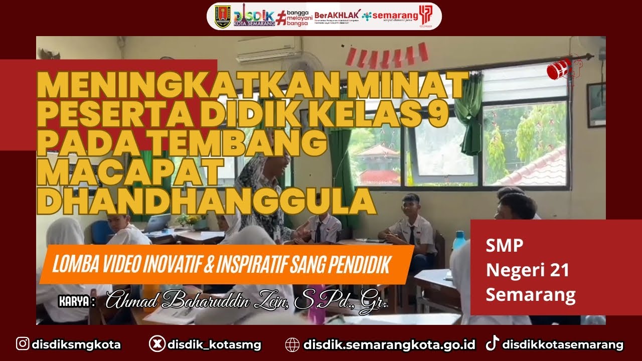 Meningkatkan Minat Peserta Didik pada Tembang Macapat Dhandhanggula Melalui “Tegang” dan Instagram