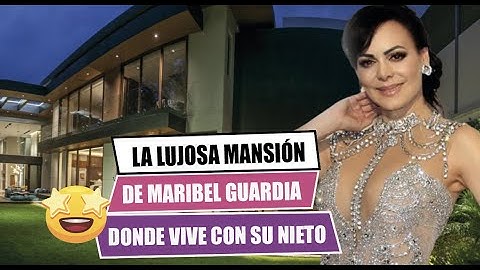📍La lujosa mansión🤑 de MARIBEL GUARDIA🤑 donde vive con su nieto🥰