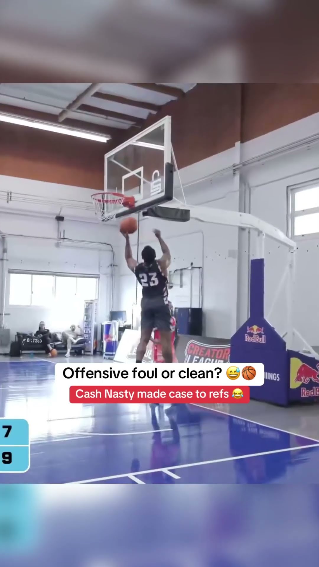 Did Cash Nasty foul Julian Newman? ??
