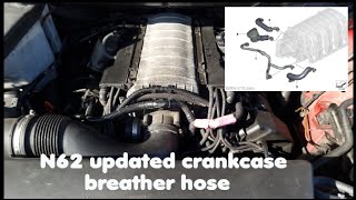 Early BMW N62 v8 crankcase breather hose replacement E53 X5 E60 5 series E63 6 series E65 7 series by BMW Restored 2,520 views 1 year ago 11 minutes, 17 seconds