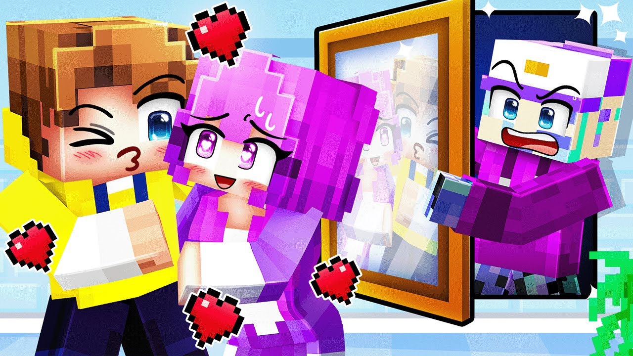 I Built a SECRET ROOM to SPY on My CRUSH in Minecraft!