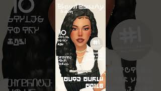 Curly Maxis Match Hair | The Sims 4 Custom Content #aesthetic #thesims #thesims4 #sims4cc