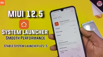 How To Install MIUI 12.5 System Launcher | Install MIUI 12.5 System Launcher | Stable Performance 🔥