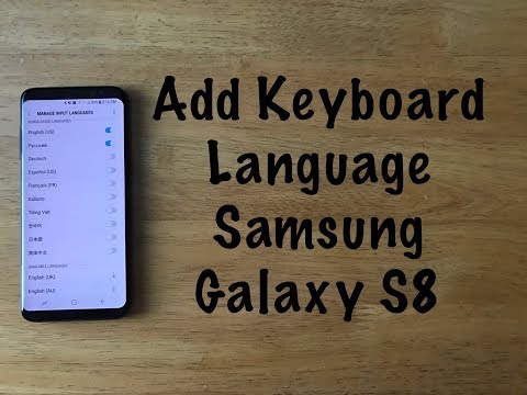 Como adicionar um idioma no teclado do Galaxy S8