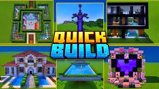 Quick Build Addon for Minecraft PE | Build Houses, Castles & Cities INSTANTLY 2026