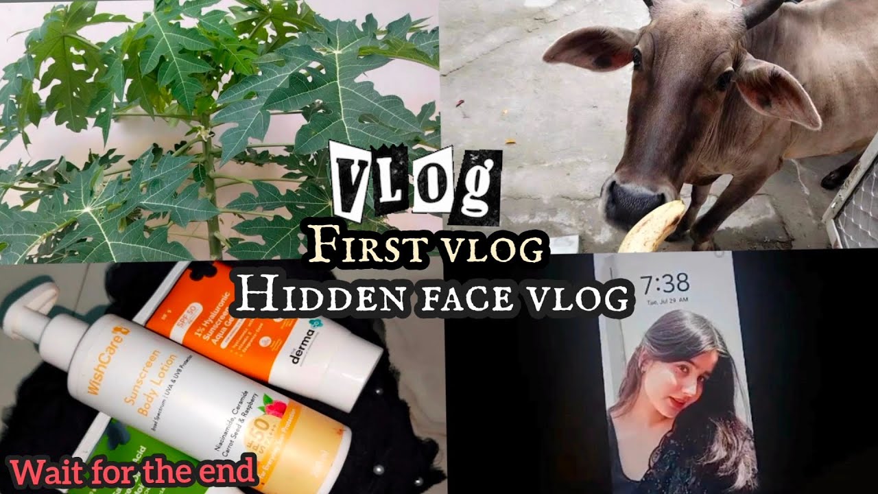First vlog🧚🏻🪷|| Hidden face vlog || first vlog on youtube || without face vlog 