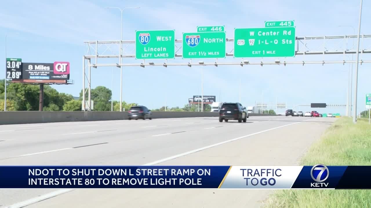 Omaha Ramp Nebraska Department of Transportation shuts down the I-L-Q ramp in ...