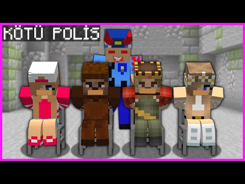 KORKUNÇ POLİS ŞEHİRDEKİ HERKESİ KAÇIRDI! 😱 - Minecraft