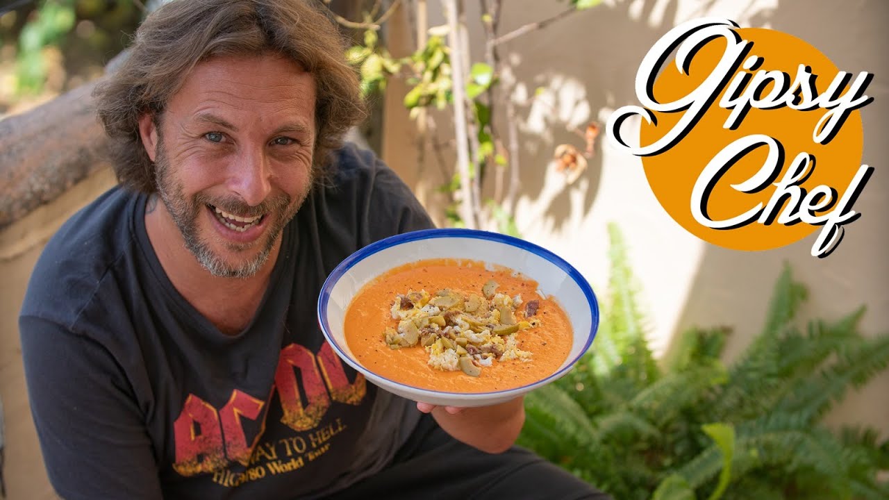 La receta más cachonda de salmorejo cordobés de Gipsy Chef