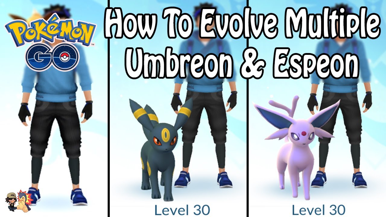 IGN on X: #PokemonGO is BACK. Here's how to evolve Eevee into Umbreon or  Espeon!   / X