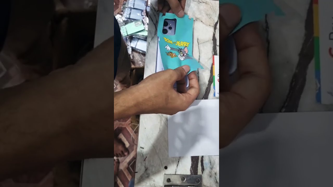 REALME C31 BACK SKIN APPLY
