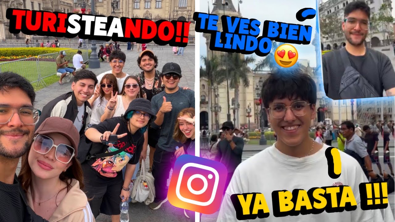 Los WEBONES TURISTEANDO EL Centro De LIMA🛺🇵🇪  (Historias de los webones)