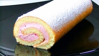 Нежнейший Брусничный РУЛЕТ к Чаю. Нежнейший Брусничный РУЛЕТ к Чаю.