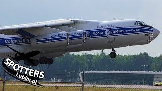 Ilyushin Ił-76 take off from Lublin Airport