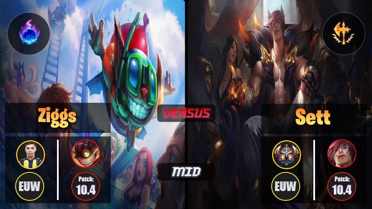 Bolulu ZIGGS (Mid) [Arcane Comet] VS SETT - Challenger EUW Patch 10.4