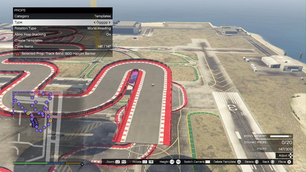 GTA5 HOW TO CREATE A GOOD DRIFT COURSE TIGHTING UP CORNERS - YouTube