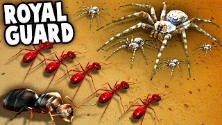 GIANT Wolf SPIDERS vs HUGE Royal Red ANTS!  (Empires of the Undergrowth Gameplay - EOTU Ep 5) screenshot 5