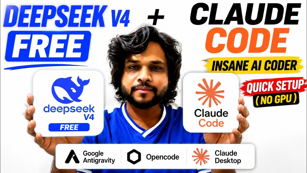DEEPSEEK V4 DESTROYED CLAUDE CODE | FREE DEEPSEEK V4 AI + GOOGLE ANTIGRAVITY #claude