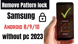 Samsung j600f J6 hard reset pattern lock remove MR FRP 2023