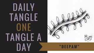 Daily Tangle - Deepam