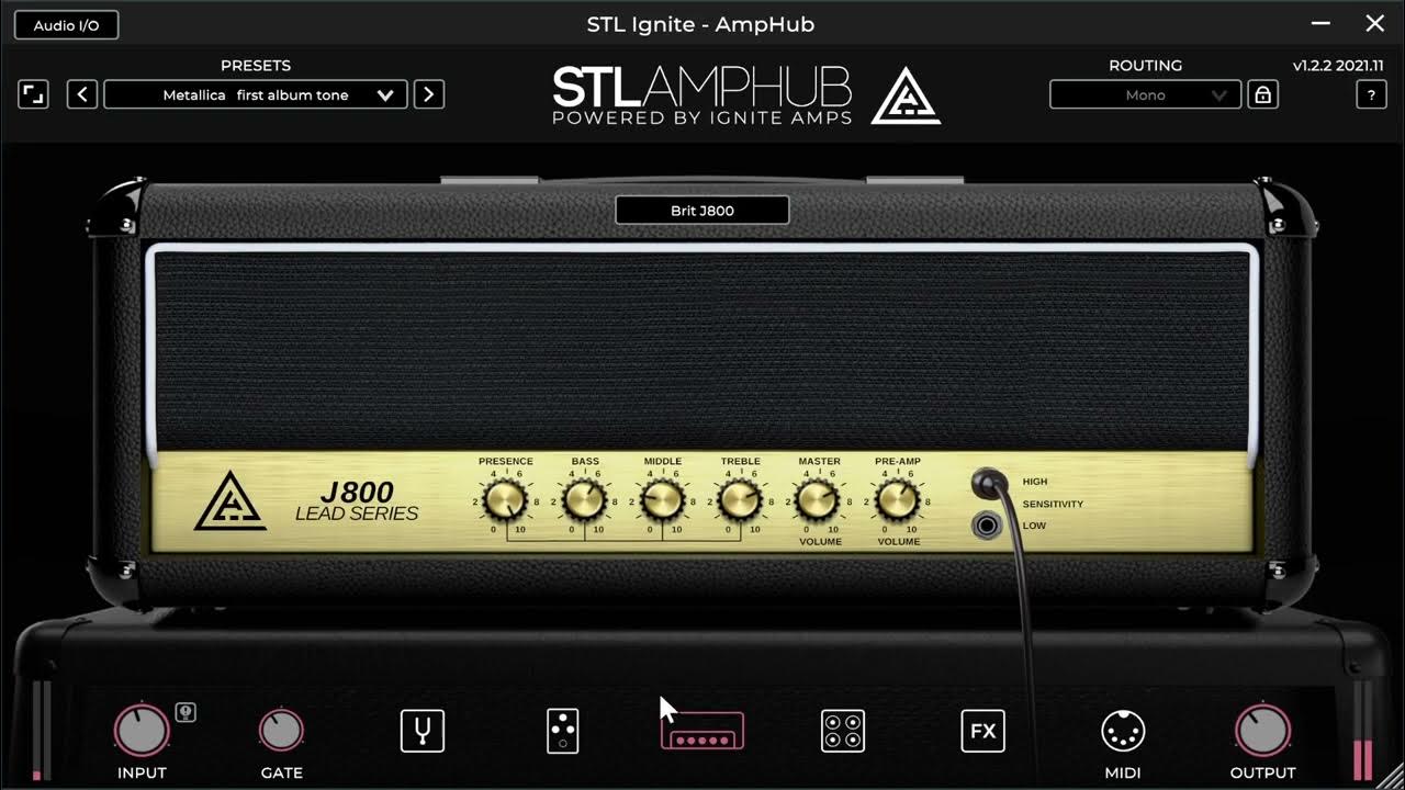 Metallica ride the lightning amp tone YouTube