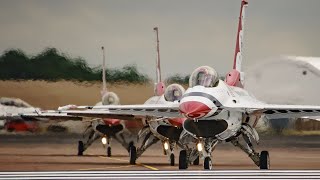 USAF Aviation Nation Thunderbirds Thunderbirds performance at Nellis AFB
