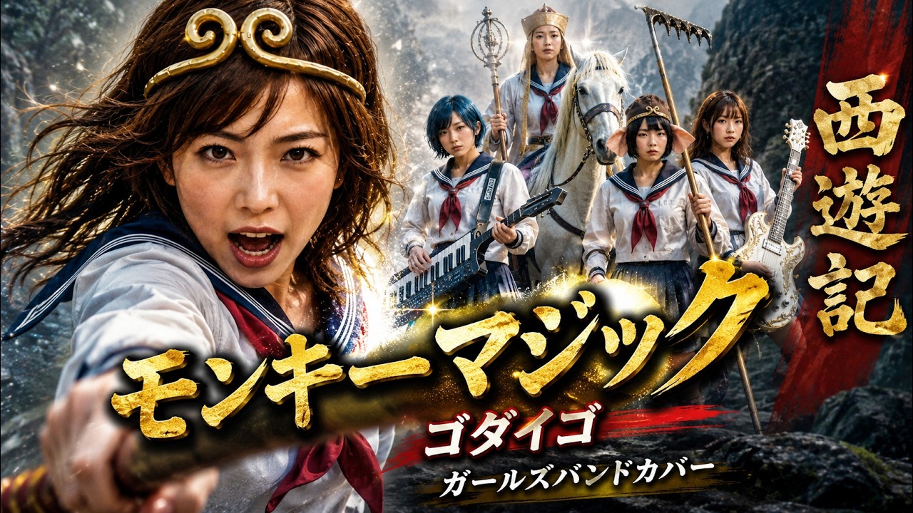 西遊記◆モンキーマジック◆孫悟空◆三蔵法師◆猪八戒◆沙悟浄◆４体セット◆ 西遊記(1978) Monkey Magic/ゴダイゴ もしも三蔵一行が最強のガールズ