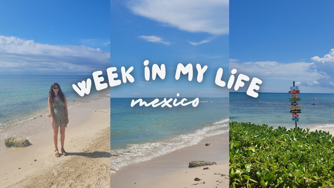 a week at the beach // end of summer vacation vlog in mexico - YouTube