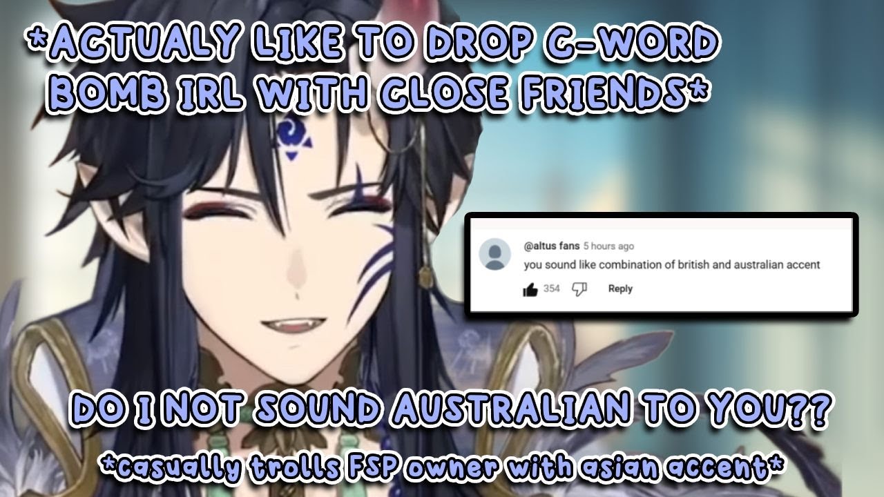 Everyone Finally Confront Altus About His Unique Australian Accent, but Altus is as Confused as Chat