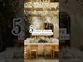 5 Wedding Color Combinations🤍 #weddingdecorideas #weddingcolors