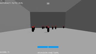Invasion one taps (roblox aimstars) Personal best 198 (so far)