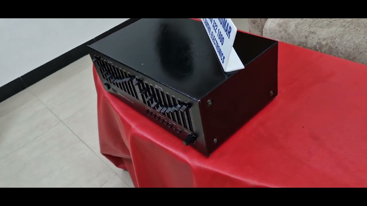 Sansui stereo graphic equlizer  SE-7, 10+10  20 bands, Japan,  Kovai Senthil electronics Rs.48000,