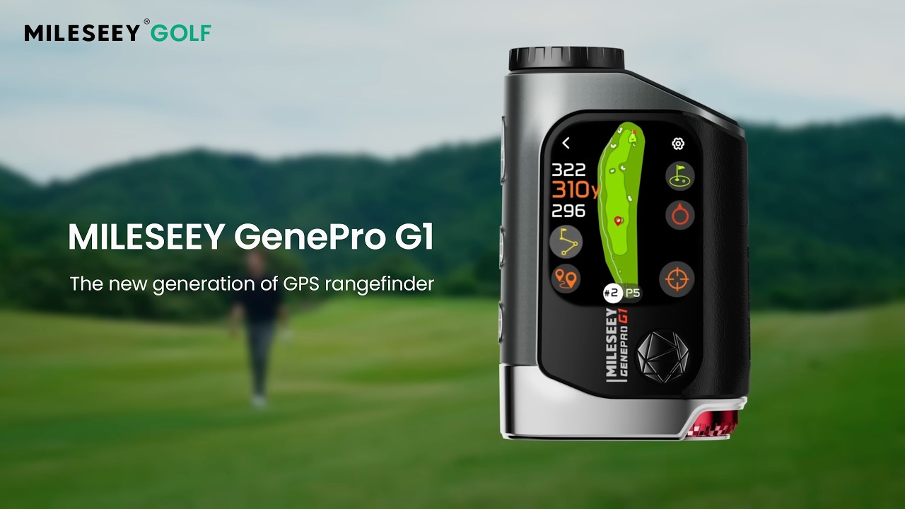 Meet the Mileseey Golf GenePro G1 – the new generation of GPS +
