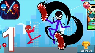 Mask of Stick: Superhero - Gameplay Walkthrough Part 1 (Android, iOS) screenshot 3