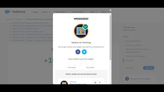 Tableau for Teaching | Salesforce Trailhead #2024