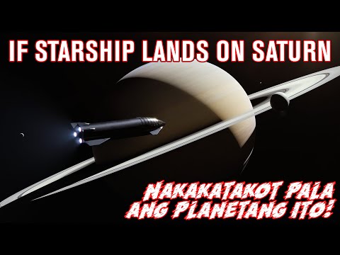 PAANO KUNG MAG-LANDING ANG STARSHIP NG SPACEX SA SATURN  | Madam Info