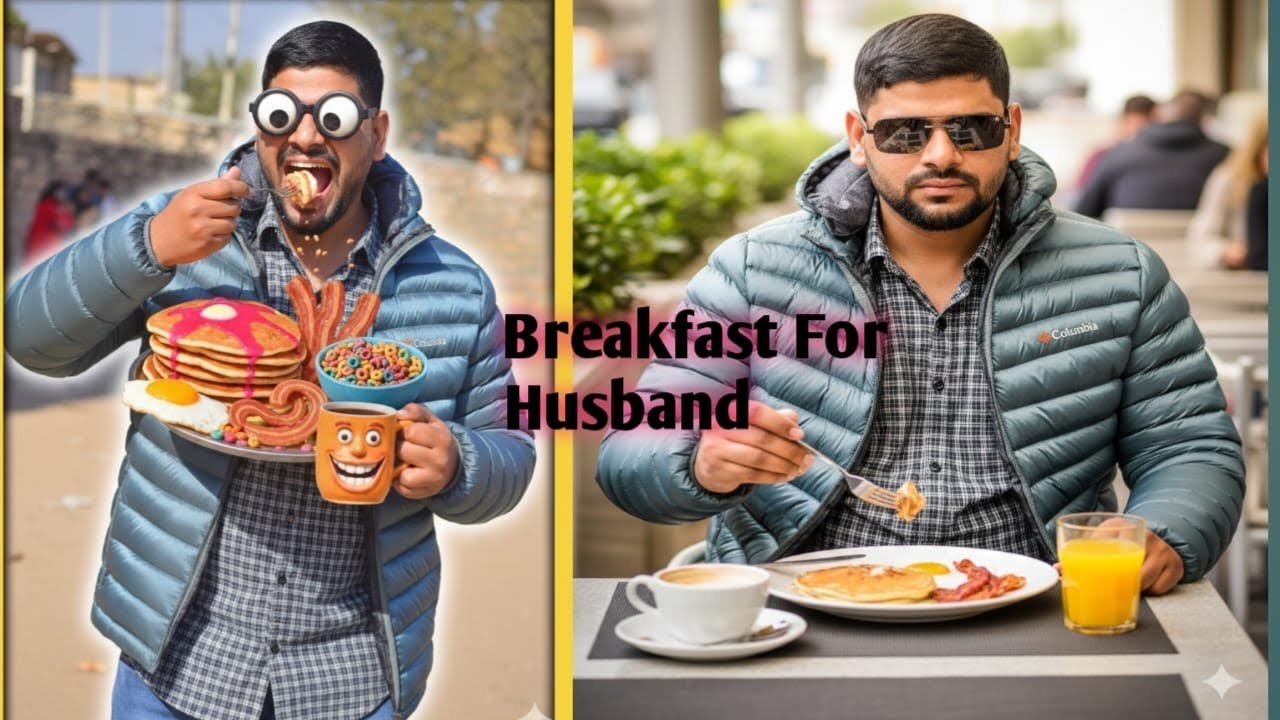 Husband Ka Funny Breakfast 🤗 